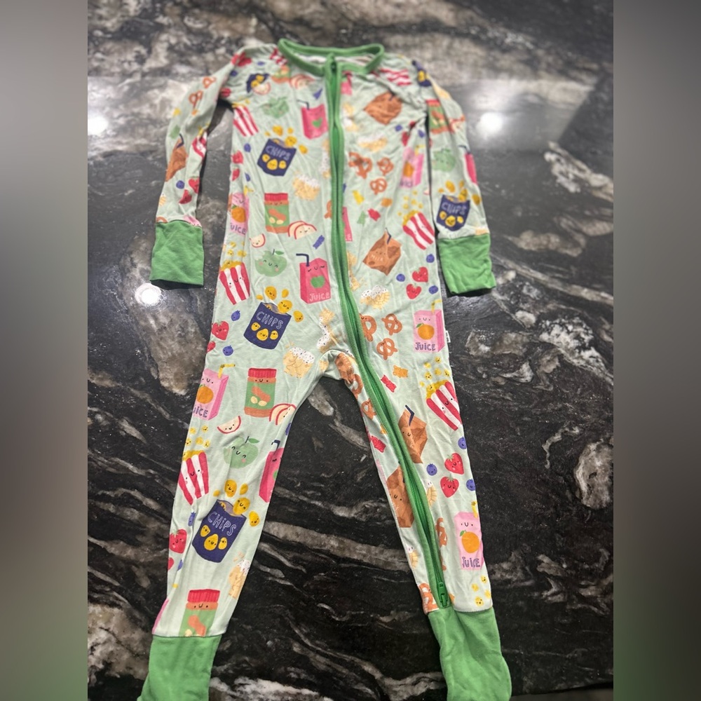 Juice and snack Little Sleepies pajamas